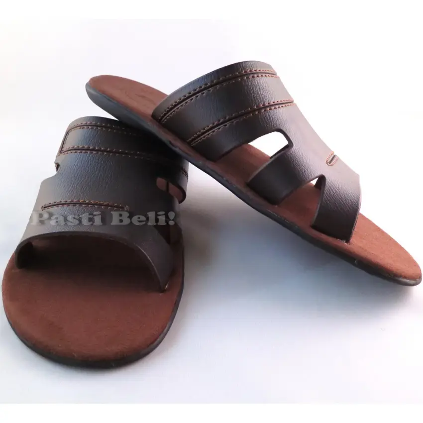 Harga bata sandal pria kulit keren 871 4435 | HARGALOKA.COM