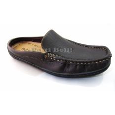 Moccasino by Bata Sepatu Pria Casual Open Back 811-4042 Coklat Tua