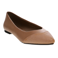 Bata Uniqu Ballerina Shoes - Beige
