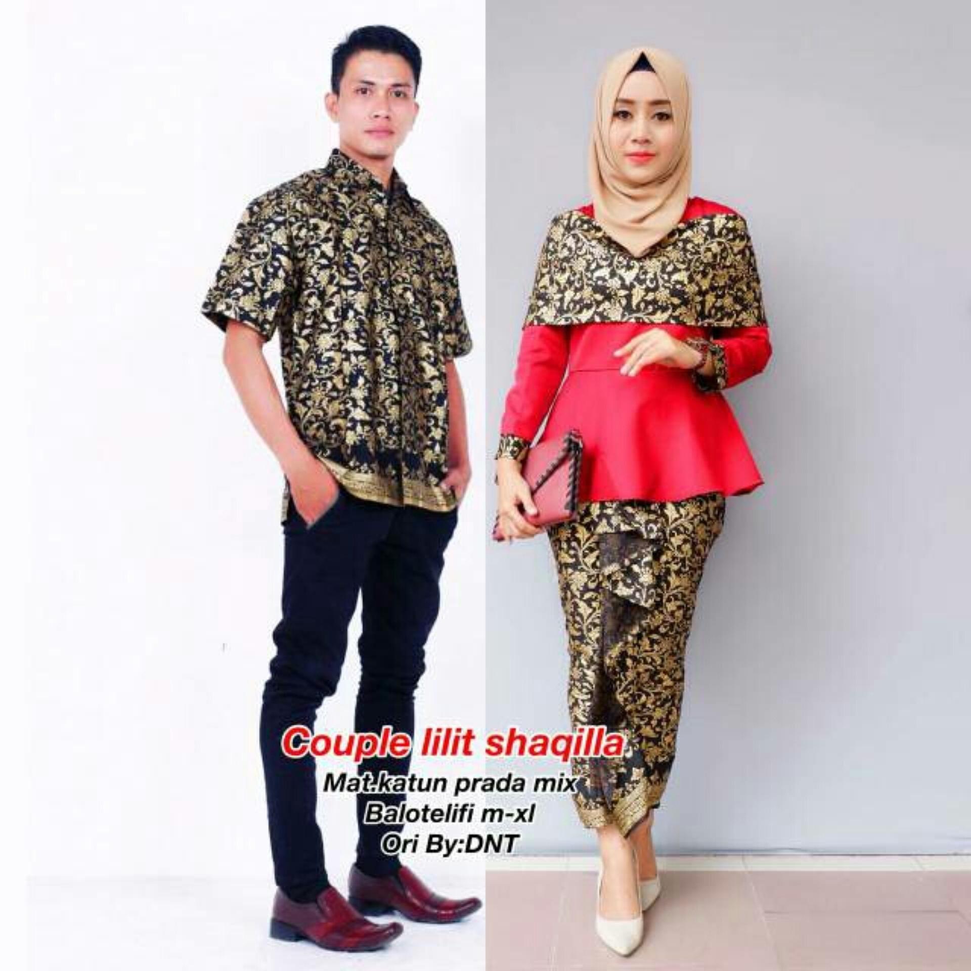 Batik Couple / Baju Batik Sarimbit  Lilit Shaqilla