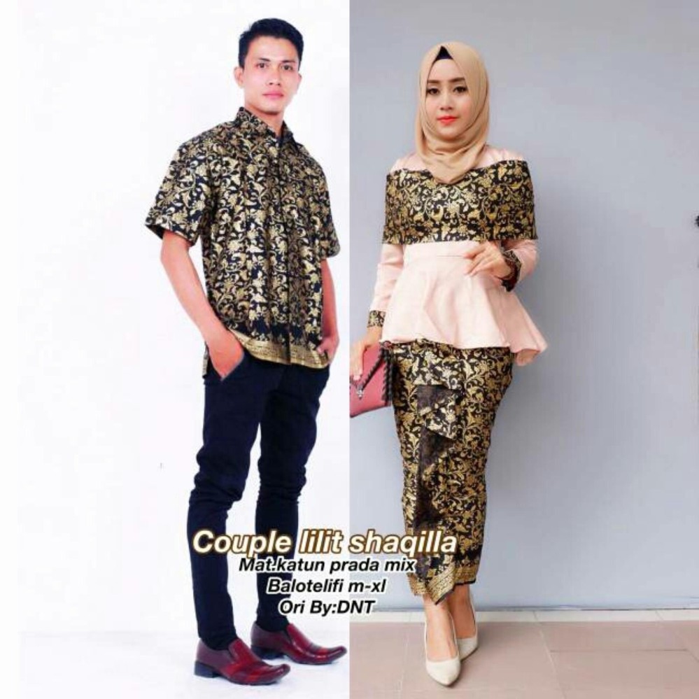 Batik Couple / Baju Batik Sarimbit  Lilit Shaqilla