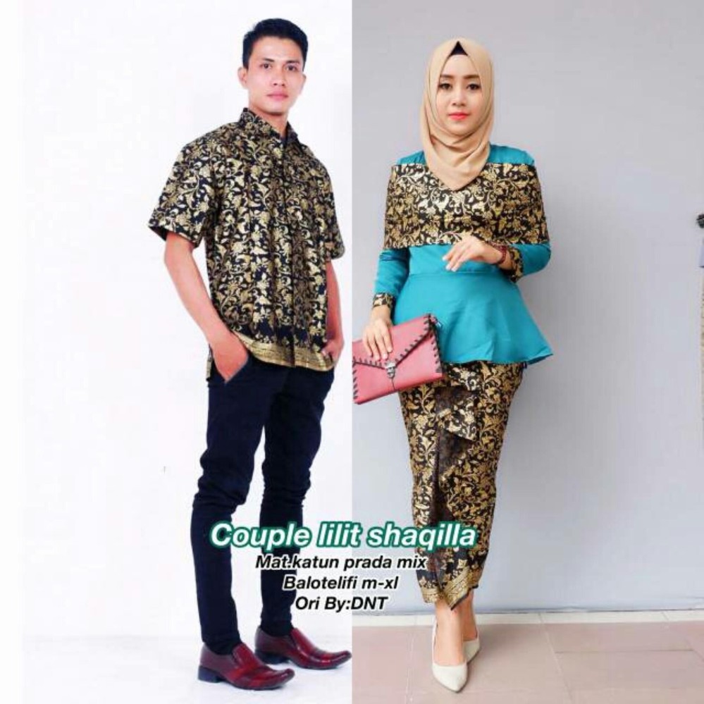 Batik Couple / Baju Batik Sarimbit  Lilit Shaqilla