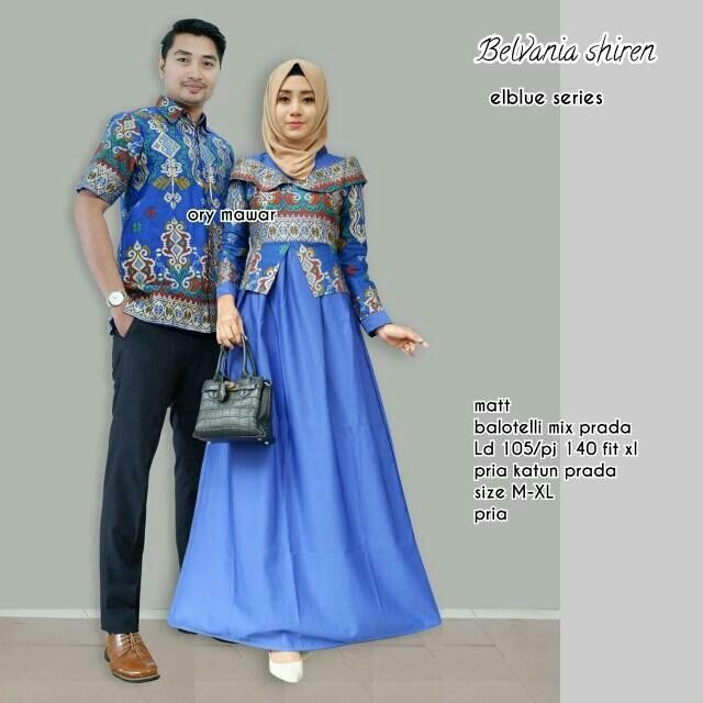 Batik Couple / Baju Batik Sarimbit Belvania Shiren