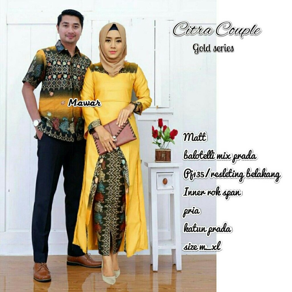 Batik Couple / Baju Batik Sarimbit Citra