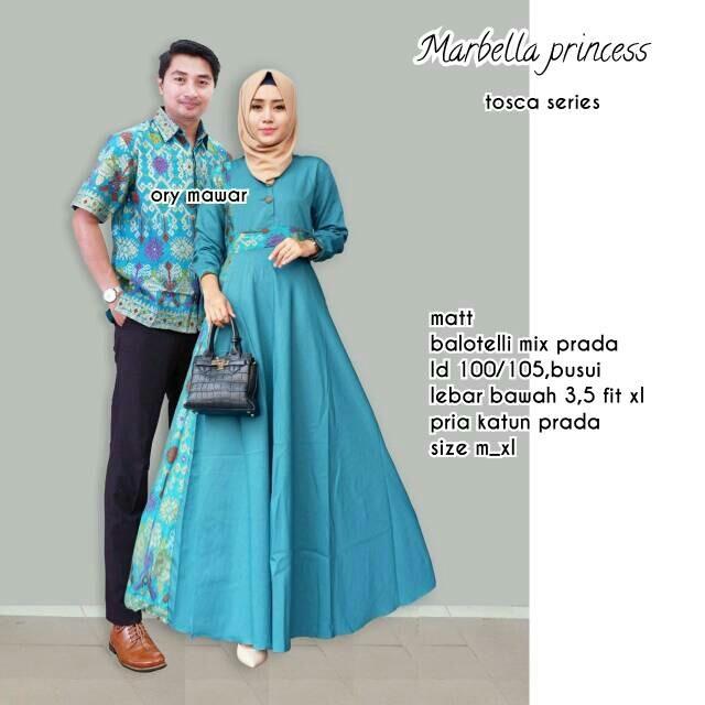 Batik Couple / Baju Batik Sarimbit Marbella Princess