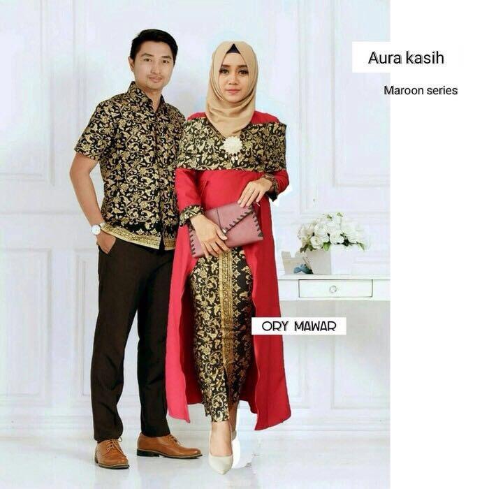 BATIK COUPLE - BATIK SARIMBIT - BATIK NIKAH - COUPLE BATIK - AURA KASIH