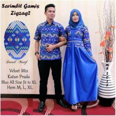 Bariklana BATIK COUPLE / BATIK SARIMBIT / BATIK PESTA - GAMIS ZIG ZAG