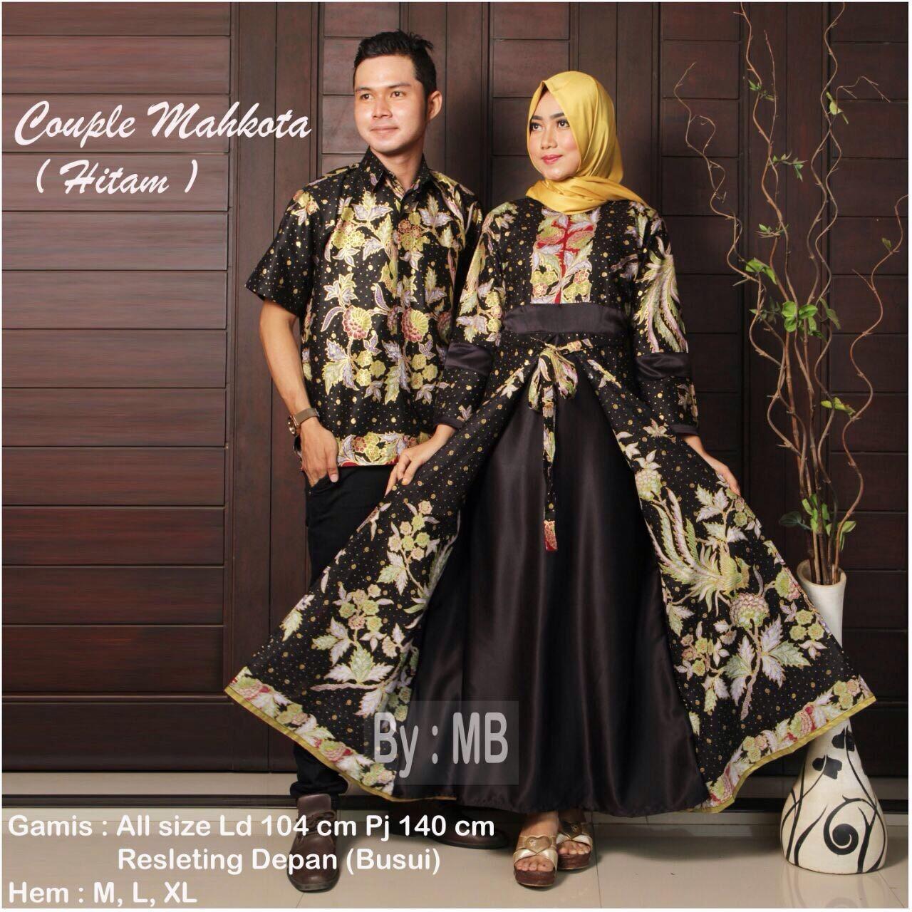 batik couple - batik sarimbit - couple batik - mahkota