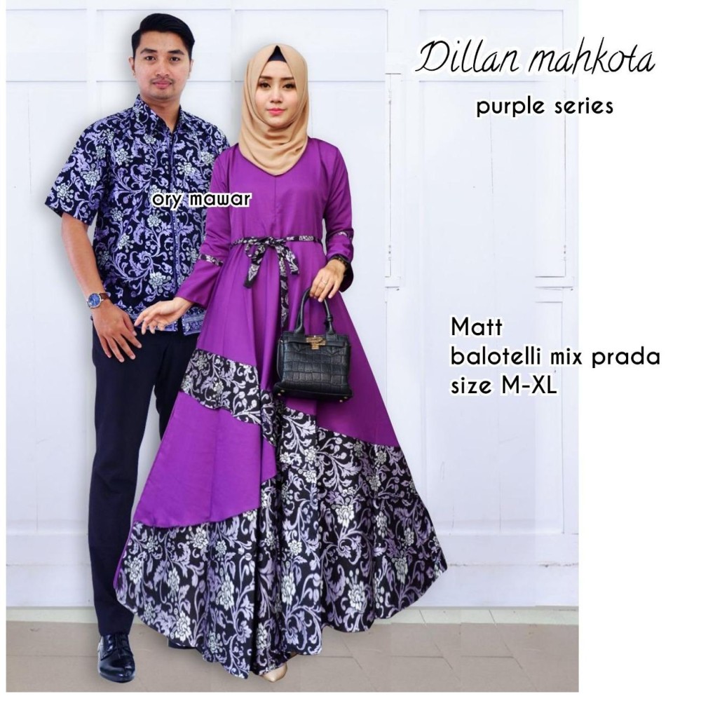 Batik Couple / Batik Sarimbit Dillan Mahkota\t