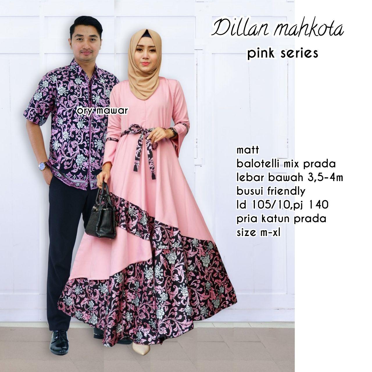 Batik Couple / Batik Sarimbit Dillan Mahkota\t