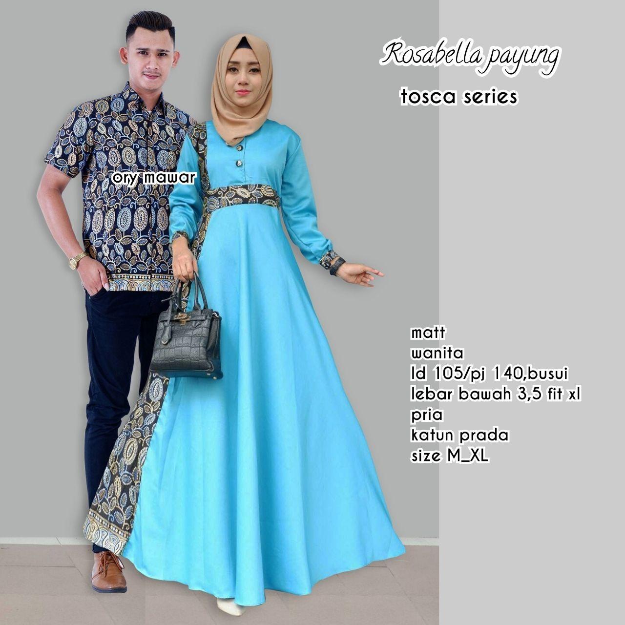 Batik Couple / Batik Sarimbit Rosabella Payung