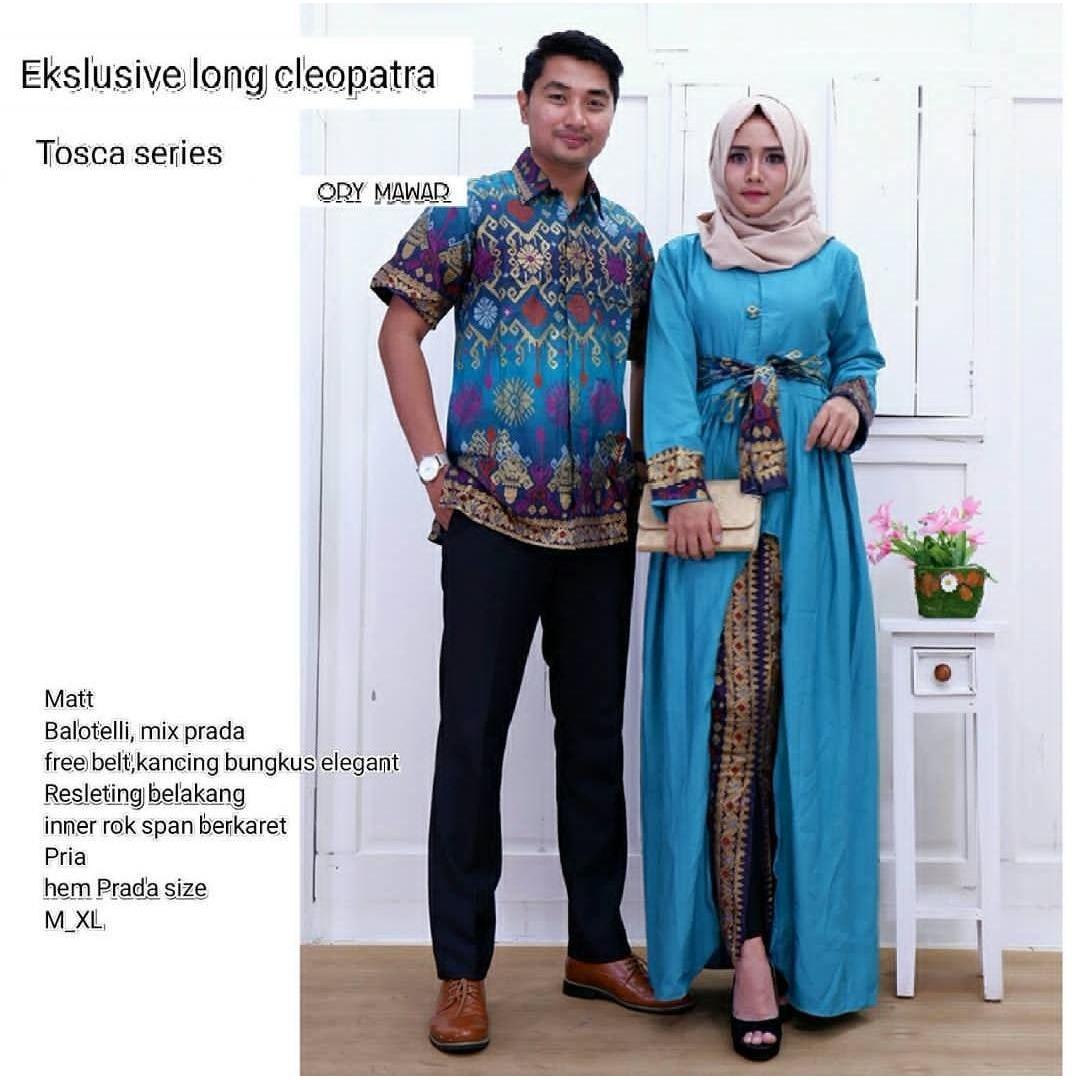 Batik Couple / Couple Batik / Batik Sarimbit Cleopatra Hijau