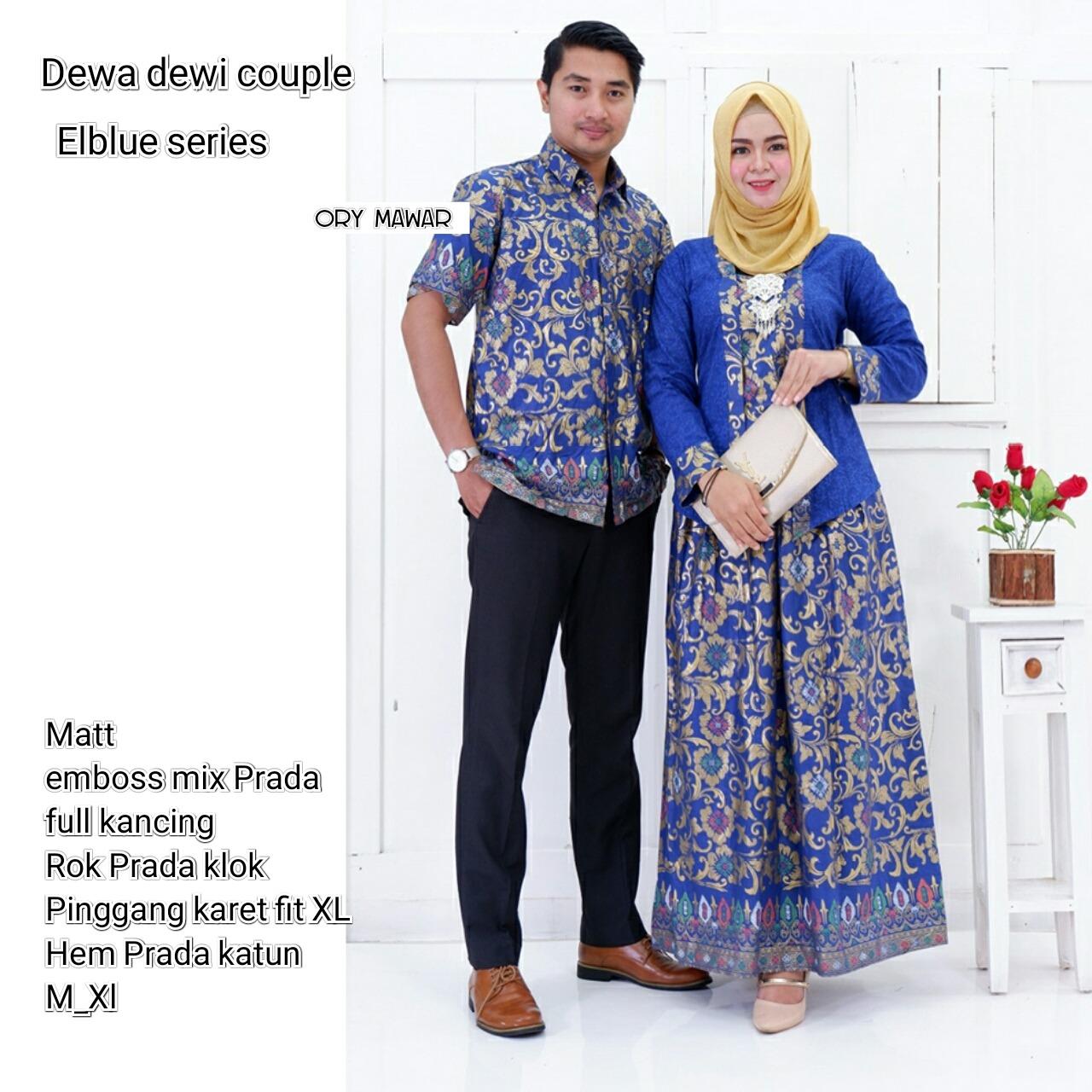 Batik Couple / Couple Batik / Batik Sarimbit Dewa Dewi Couple