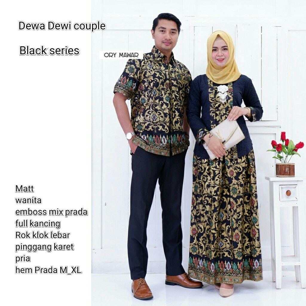 Batik Couple / Couple Batik / Batik Sarimbit Dewa Dewi Couple