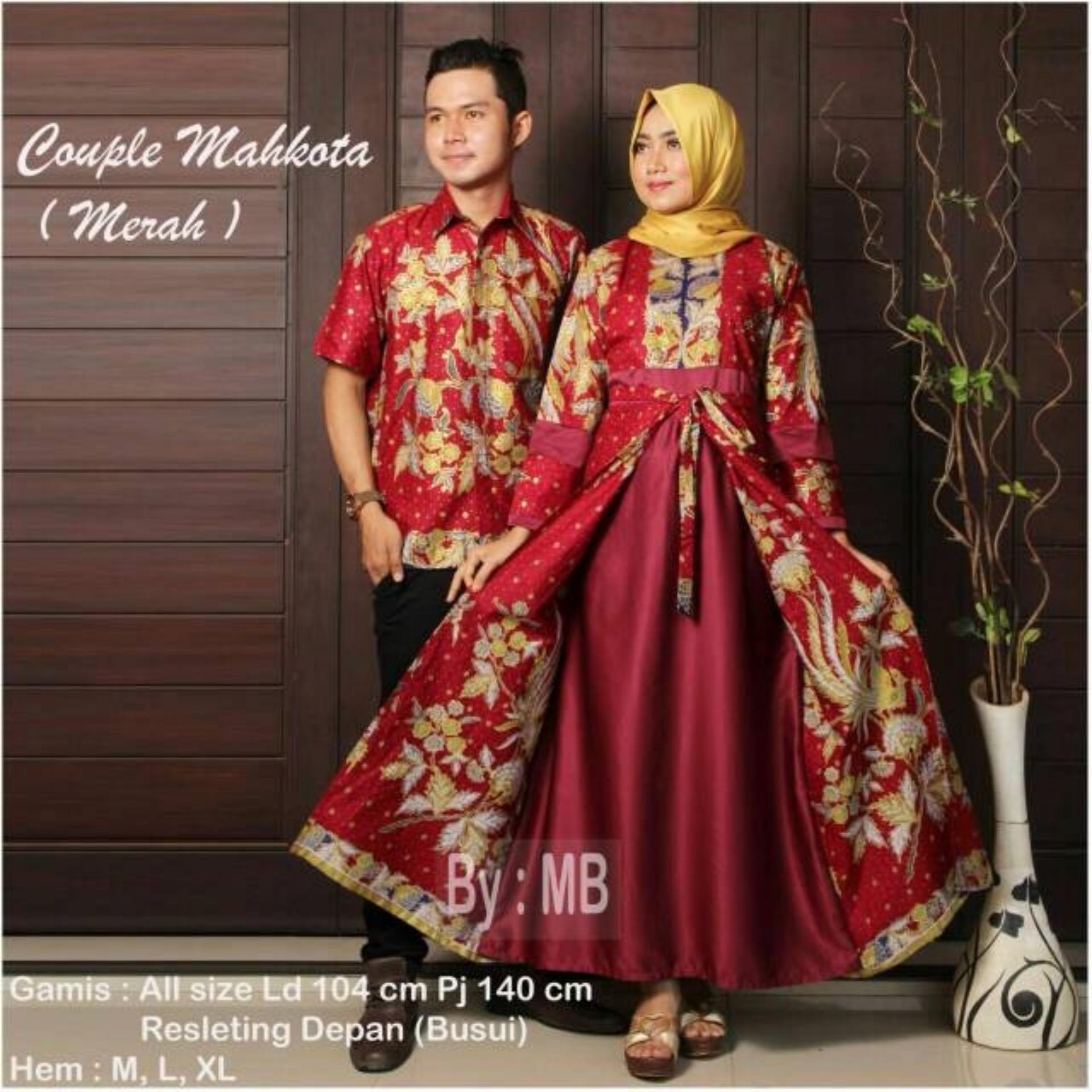Batik Couple / Couple Batik / Sarimbit Batik Mahkota