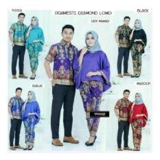 BATIK COUPLE SARIMBIT SERAGAM PESTA BAJU MUSLIM GAMIS MAXI DRESS JUMBO
