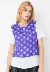 Batik Etniq Craft Blouse Dobi Kombinasi Paris Batik Cirebon
