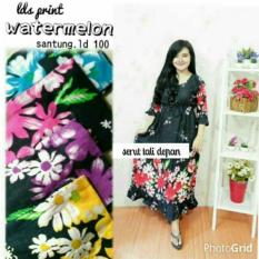 Batik Longdres Watermelon Keren/Daster Kekinian