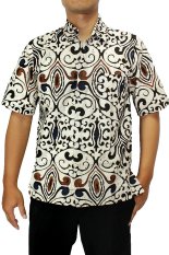 Batik Nandhut Hem Batik Tulis 686 - Putih