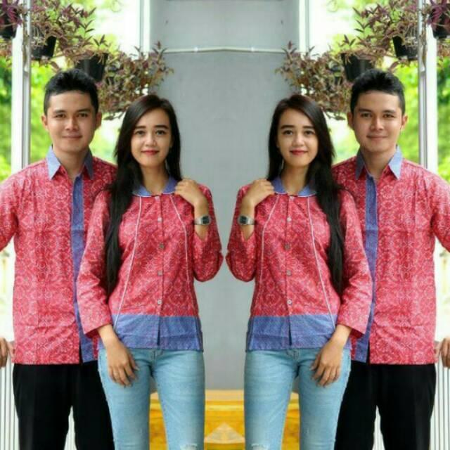 Batik Sarimbit Blues Keren Dan Murmer