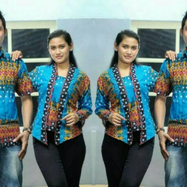 Batik Sarimbit Blues Keren Dan Murmer