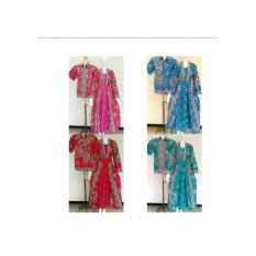 batik sarimbit gamis/batik couple katun +brokat/ sarimbit KD melati