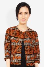 Batik Semar Women Ethnic Wear Perempuan Etnis Wear Orange Jeruk Batik Diskon discount murah bazaar baju celana fashion brand branded