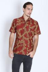 Batik Semar Men Ethnic Wear Pria Etnis Wear Red Merah Batik Diskon discount murah bazaar baju celana fashion brand branded