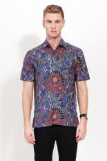 Batik Semar Men Ethnic Wear Pria Etnis Wear Blue Biru Batik Diskon discount murah bazaar baju celana fashion brand branded