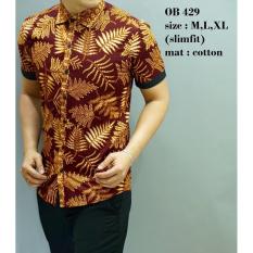 Batik Slimfit Pria OB 429 Multicolor