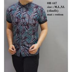 Batik Slimfit Pria OB 447 Multicolor