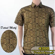 Batik Solo 4300 Kemeja Batik Pria Motif Asmat