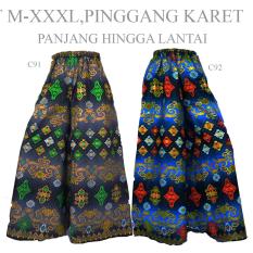 Bawahan batik Celana Kulot Klok Panjang Batik Palazzo C91 gamis