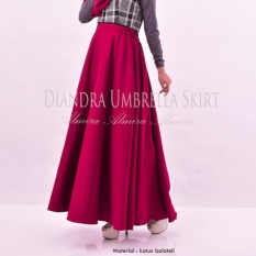 Bawahan / Rok / Kerja / Panjang / Payung / Diandra Umbrella Skirt