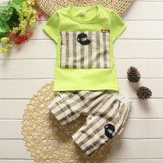 Bayi Dan Anak-anak Baru Dan Setengah Musim Panas Musim Panas (Hijau topi jas) (Hijau topi jas)