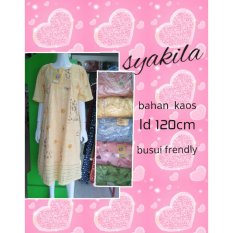 bbd daster jumbo busui lengan pendek big size harga murah, grosir Baby doll , baju tidur kancing