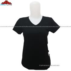 BearGrid Kaos Cewek Spandex T-Shirt Polos V Neck