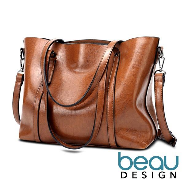 Beau Design Tas Wanita Import Batam Branded Selempang Terbaru Kulit Leather Selempang Bahu Cantik Cewek Tote Bags