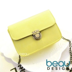 BEAU Design Tas Wanita Batam Branded Selempang Terbaru Retro Tas Bahu Sling Simple Buckle Bag