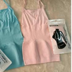 Beautylover Munafie Atasan Pelangsing Slimming Suit Body Shaper Korset Camisol Tank Top - Pink