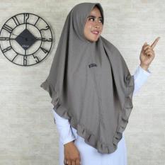 BELI 1 GRATIS 1 - Khimar Candy - Hijab Instan - Pashmina Syar'i - GREY