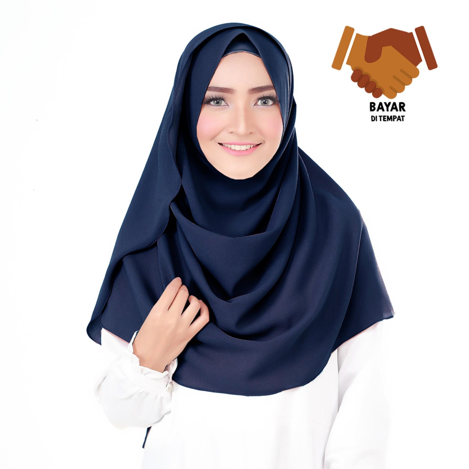 Belle Hijab Kerudung Instan - Navy