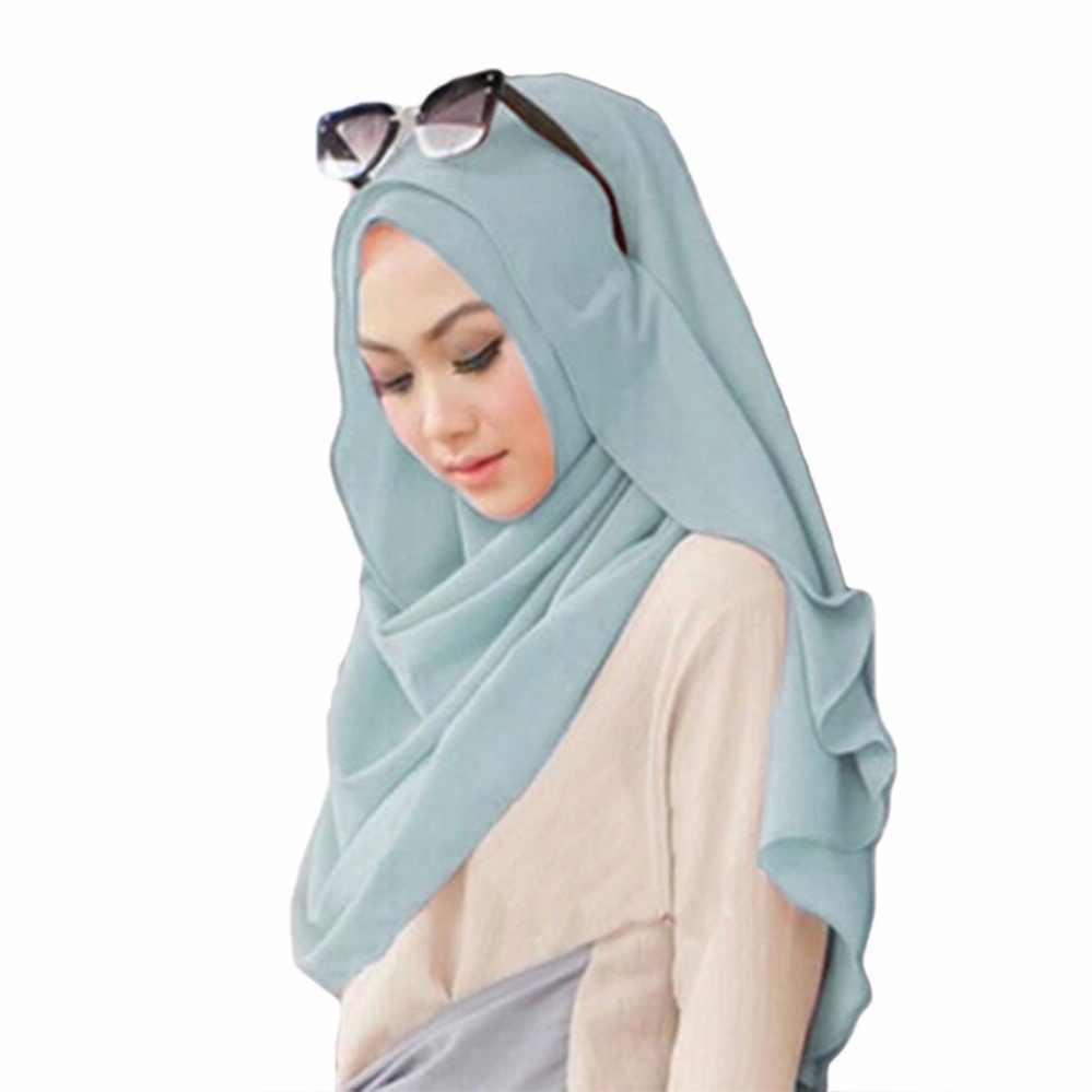 Belle Hijab Kerudung Instan - [Warna Baby Blue]