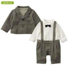 Belle Maison Boy Jumpsuit Coat Korean Casual Suit Lengan Panjang Bayi - Baju Romper Bayi Super Lucu Baju Newborn Baju Pesta Anak Baru Lahir