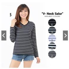 BelleFashion BAJU BLOUSE ATASAN KAOS MURAH WANITA CEWEK LENGAN PANJANG KEKINIAN TANAH ABANG 1533-4