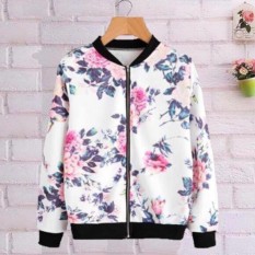 BelovedFashion - Jaket Flower Charlotte - WHITE
