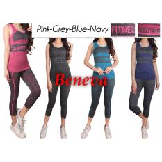 Beneva-setelan baju senam wanita-setelan baju olah raga wanita-setelan fitness wanita-setelan gym wanita-setelan jogging wanita