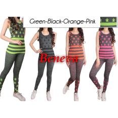 Beneva-setelan baju senam wanita-setelan baju olah raga wanita-setelan fitness wanita-setelan gym wanita-setelan jogging wanita