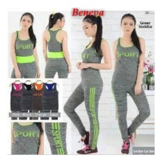 Beneva-setelan baju senam wanita-setelan baju olah raga wanita-setelan fitness wanita-setelan gym wanita-setelan jogging wanita