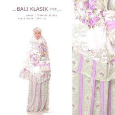 BenOlshop Stelan Mukena Katun Adem Bali Klasik Warna Ungu